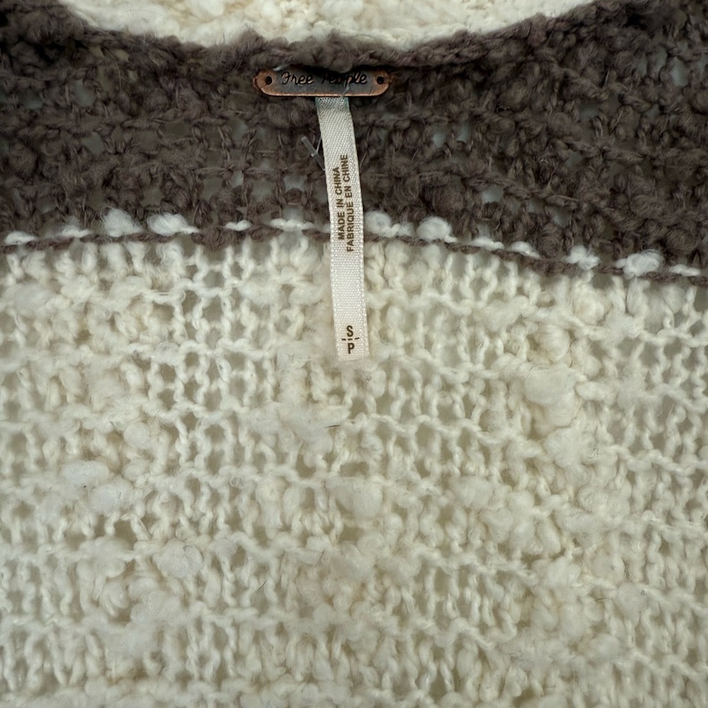 Free People Rugby Striped Boucle Duster Cardigan - Picture 4 of 4